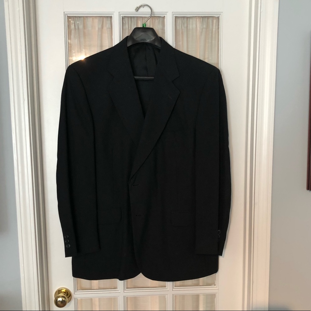 Practically new black suit jacket
